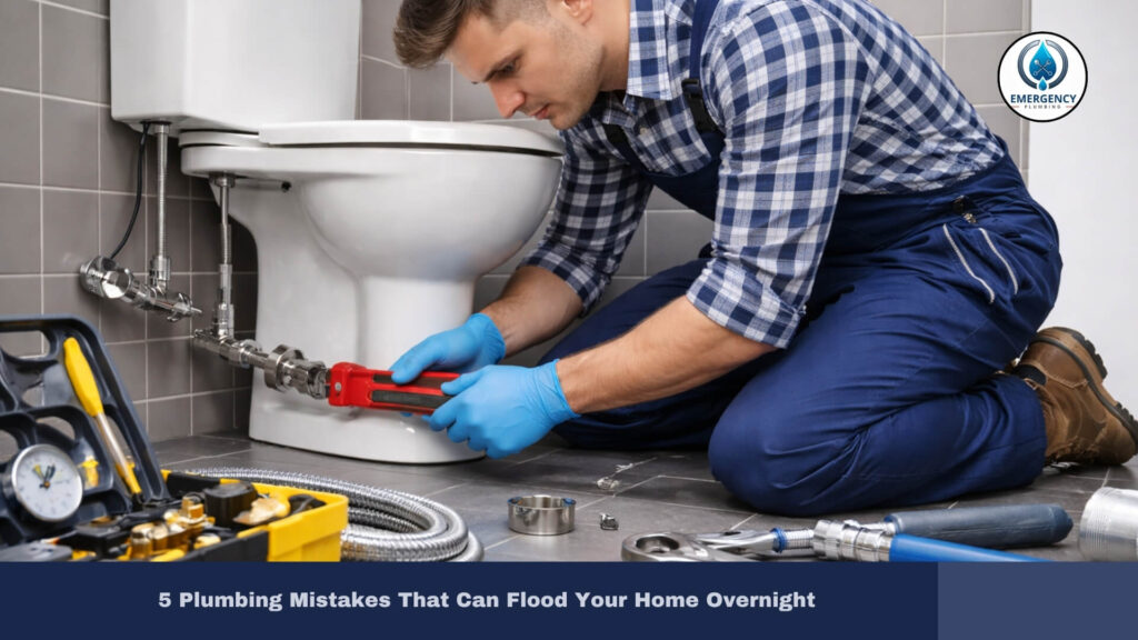 5 Plumbing Mistakes That Can Flood Your Home Overnight